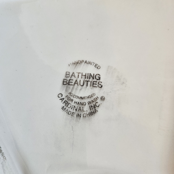 Cardinal Inc. Bathing Beauties Chip And Dip Set Rare Vintage Excellent Condition - Picture 9 of 16